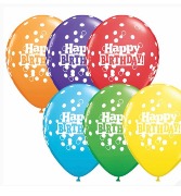 latex birthday balloon balloons