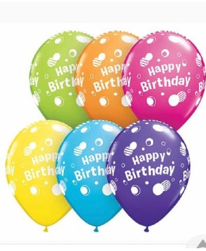 Latex Birthday balloons  