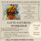 Latte Pumpkin workshop 
