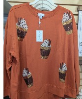 Latte Sweatshirt  Giftware 