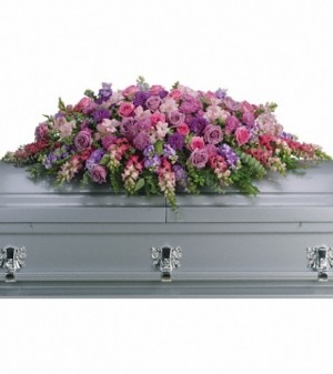 Laveda Tribute Casket Spray SY108