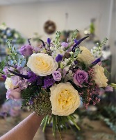 Lavender and Cream Bridal Bouquet 