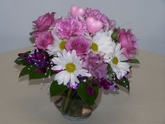 Lavender and Daisies Bubble Bowl