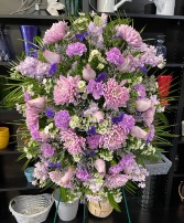 Lavender and White Standing Spray 