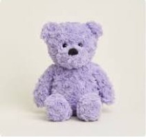 Lavender Bear Warmie Plush 