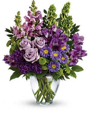 Lavender Bliss Vased Arrangement