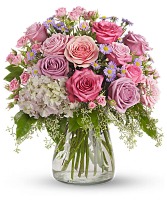 Lavender Blush Tribute Funeral Flowers 