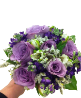 lavender  prom handheld bouquet