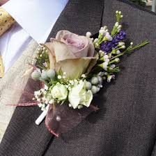 Lavender Boutonniere
