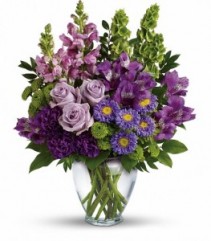 Lavender Charm Bouquet by Enchanted Florist