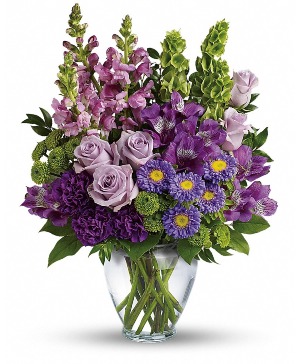 Lavender Charm Bouquet Vase