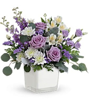Lavender Cubed Arrangement