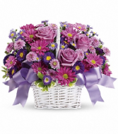 Lavender Daydreams Basket PFD21V190 Available in Standard, Deluxe, Premium