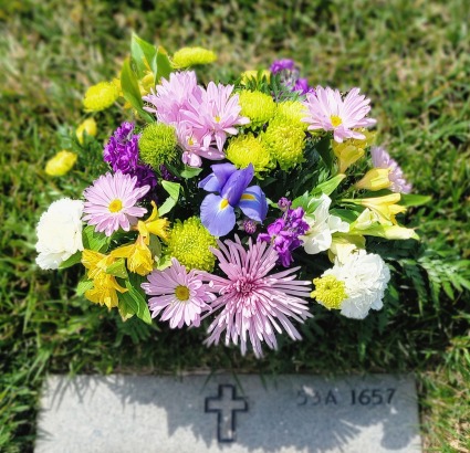 Lavender Dream Grave Site Flowers 