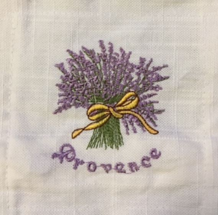 Lavender Embroidered Design Dried Lavender bags