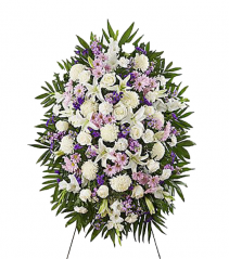 Lavender Expression Standing Wreath
