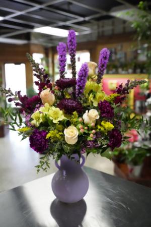 Lavender Fields Flower Arrangement in South Milwaukee, WI | PARKWAY FLORAL INC. Lavender Fields Flower Arrangement in South Milwaukee, WI | PARKWAY FLORAL INC.