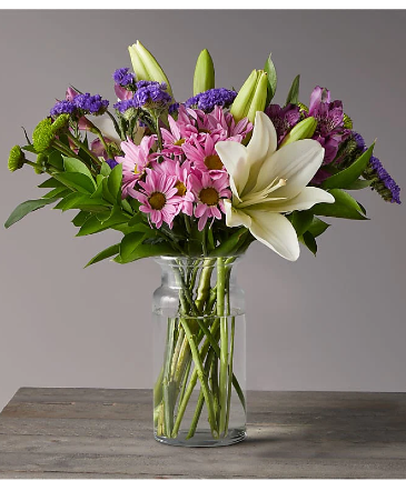 Lavender Fields Vase Arrangement in Fort Worth, TX | DARLA'S FLORIST