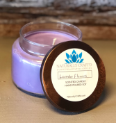 Lavender Flowers  Soy Candle 