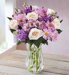 Lavender Garden in clear vase