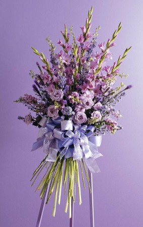 Lavender Gathering Spray Funeral