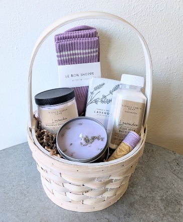 Lavender Gift Basket  in La Grande, OR | FITZGERALD FLOWERS