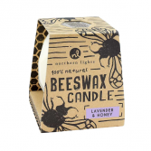Lavender &Honey Beeswax Candle Candle