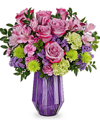 Lavender Hues Keepsake purple Vase
