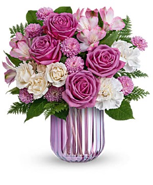 Lavender in Bloom vase arrangement