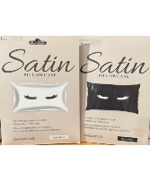 Satin Pillowcases Black or white with Eyelash print