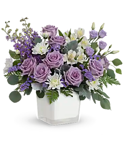 Lavender Kiss Soft lavender hues, timeless elegance—perfect for any occasion.