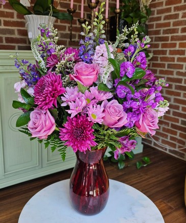 Lavender Love Arragenement in Frederick, MD | Maryland Florals