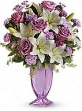Lavender Smiles  Bouquet Exquisite Lavender Arrangement