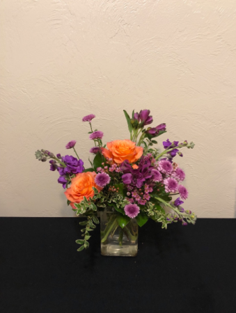 Lavender Love Compact Vase Arrangement