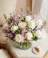 Lavender Love Low Vase Arrangement