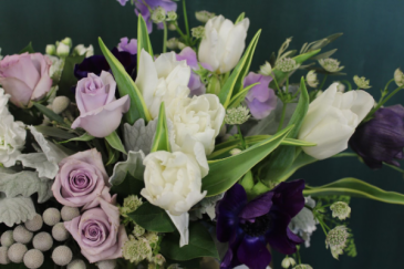 Lavender Love Vase Arrangement in Northport, NY | Hengstenberg's Florist