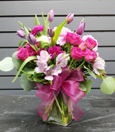 Lavender Loveliness  Vase Fresh Arrangment