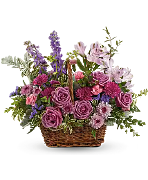 Lavender Meadow Basket 