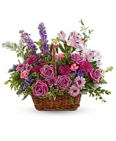 Lavender Meadow Basket Arrangement