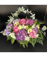 Lavender Meadows  Basket arrangement 