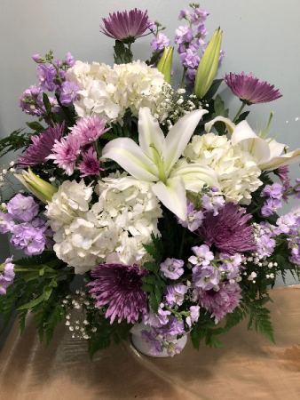 Lavender Remembrance Arrangement