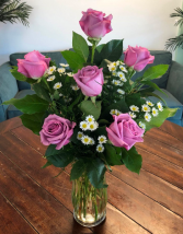 Lavender Roses Arrangement