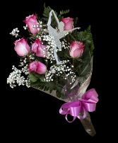 Lavender Rose Ballerina Bouquet FHF-BB054 Local availability only