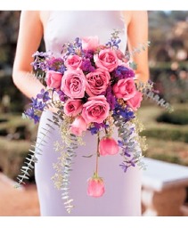 Lavender Rose Wedding Bouquet
