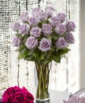Lavender Roses Lavender rose arrangement
