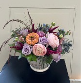 Lavender Shimmer Ceramic Arrangement