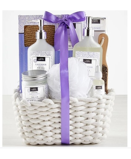 Lavender Spa Basket