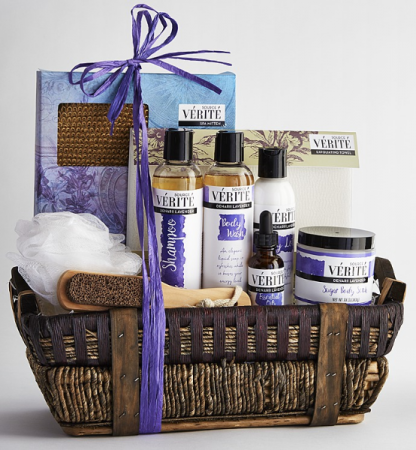 Lavender Spa Basket Spa Basket