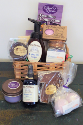 Lavender Spa Gift Basket