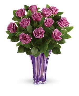 TEV50-1 Lavender Splendor Keepsake Vase